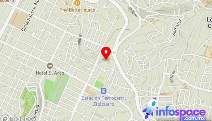 mapa de Terminal de autobuses zitácuaro Servicio de transporte en Zitácuaro