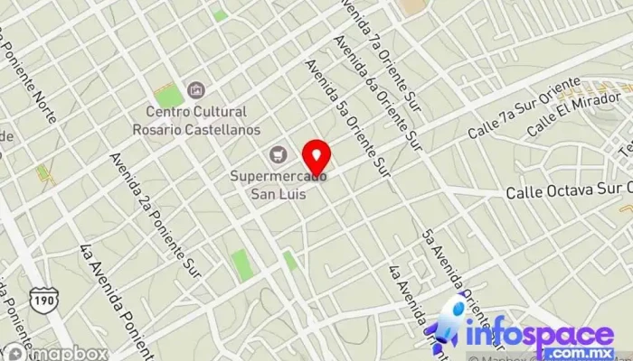 mapa de Terminal de autotransporte Los Rápidos de Las Margaritas. Servicio de transporte en Jesusito