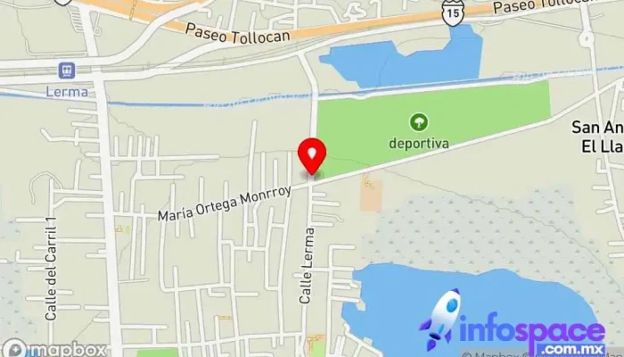 mapa de Terminal De Las Ranas  en San Pedro Tultepec