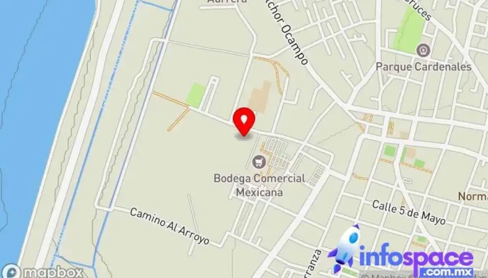 mapa de Terminal de Transporte de Pasajeros Oficinas de empresa en Zumpango de Ocampo