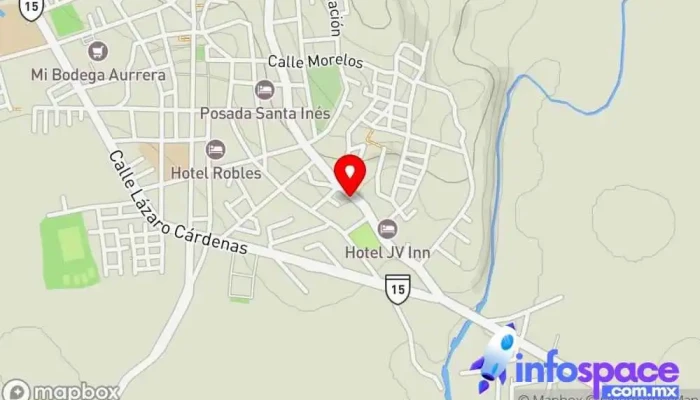 mapa de Terminal del boquerón Putla Empresa de autobuses en Putla Villa de Guerrero
