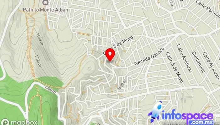 mapa de Terminal Del Sur col.miguel Hidalgo Agencia de alquiler de autobuses en Oaxaca de Juárez