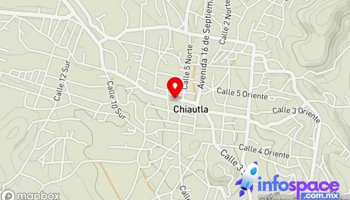 mapa de Terminal Erco-Oro Empresa de transporte por camión en Chiautla de Tapia