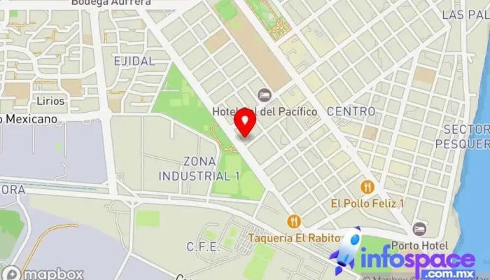 mapa de Terminal Estrella de Oro Lázaro Cárdenas Servicio de transporte en Cdad. Lázaro Cárdenas