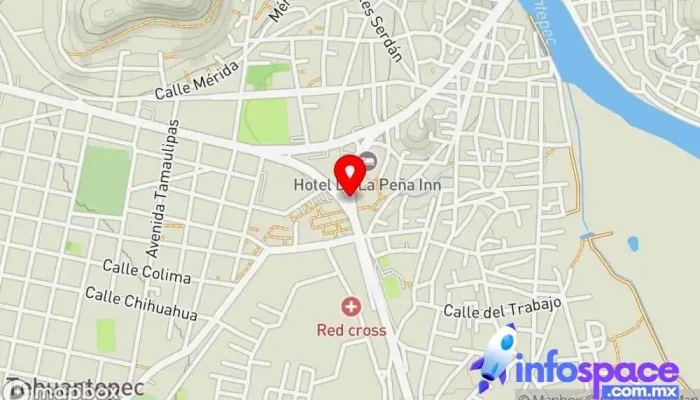 mapa de Terminal Fypsa Donaji Servicio de transporte en Donají