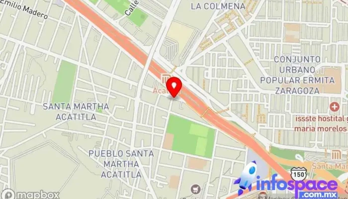 mapa de Terminal Fypsa Empresa de autobuses en Iztapalapa, Ciudad de México