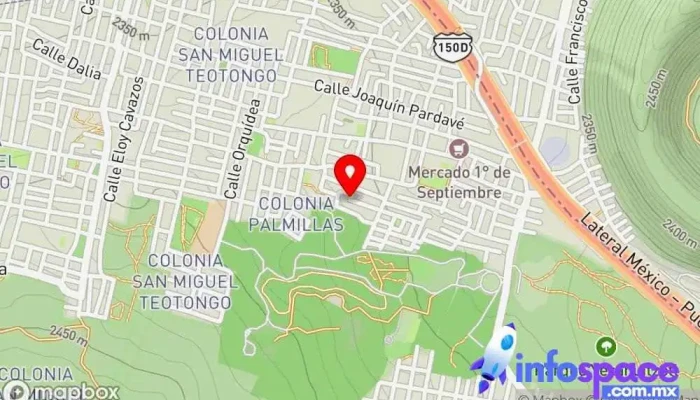 mapa de Terminal Laurel - Nochebuena(Campestre Potrero) Bus stop en Ciudad de México