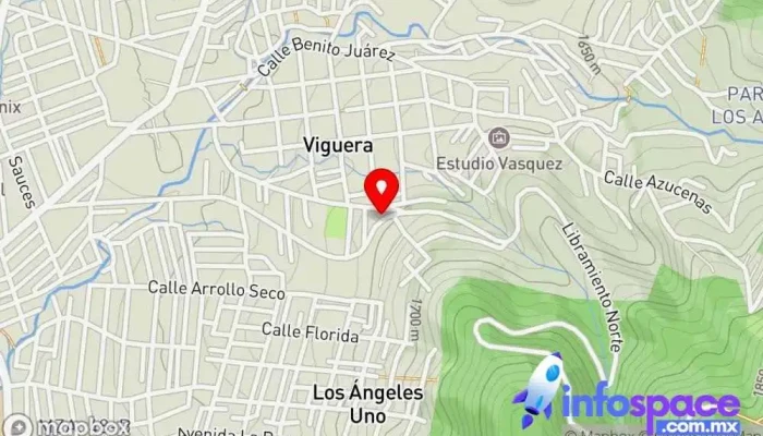 mapa de Terminal Libramiento Viguera Bus stop en Viguera