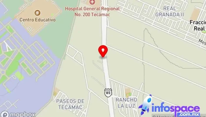 mapa de Terminal Logístic New Patio Tecámac Residencia en Estado de México