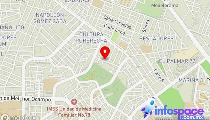 mapa de TERMINAL LZARAO CARDENAS Servicio de transporte en Cdad. Lázaro Cárdenas