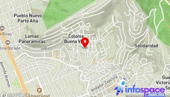 mapa de Terminal Bus stop en Oaxaca de Juárez