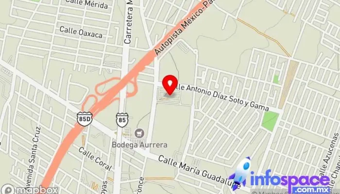 mapa de Terminal Mexibús Ojo de Agua Bus stop en Ojo de Agua