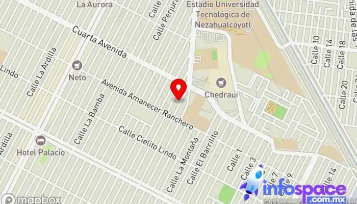 mapa de Terminal oriente Almacén en Cdad. Nezahualcóyotl