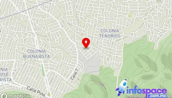 mapa de Terminal Pino - Roble/barranca de Guadalupe Bus stop en Ciudad de México