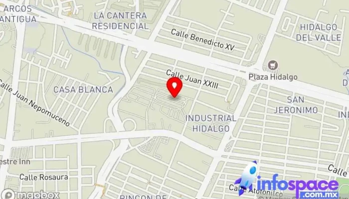 mapa de Terminal San Jeronimo Estación de autobuses en León de los Aldama