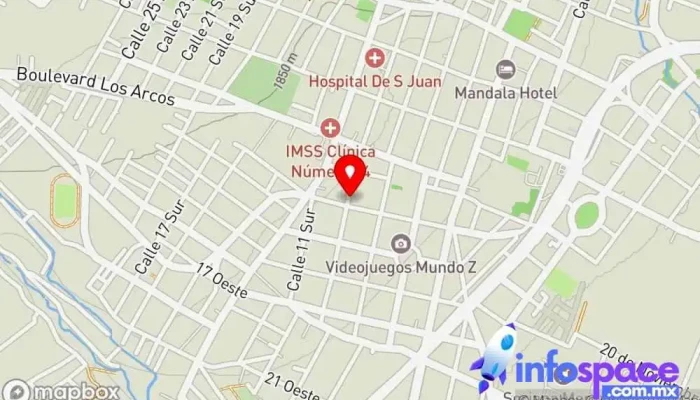 mapa de Terminal San Pedro Benito Juárez Empresa de autobuses en Atlixco