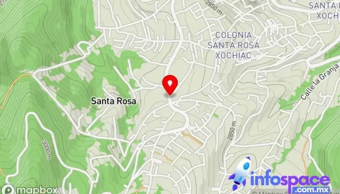 mapa de Terminal Santa Rosa Bus stop en Ciudad de México