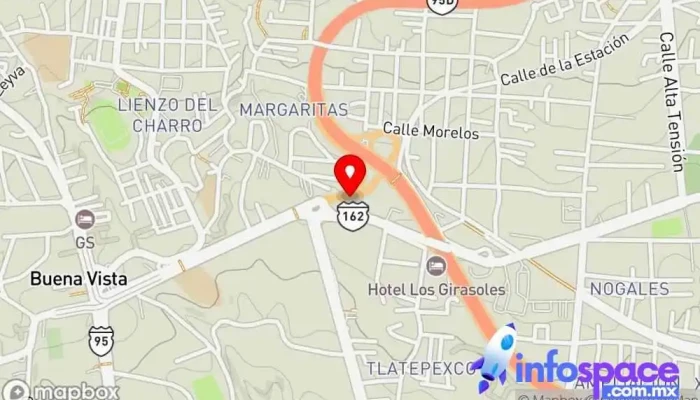 mapa de Terminal TER Oficinas de empresa en Cuernavaca