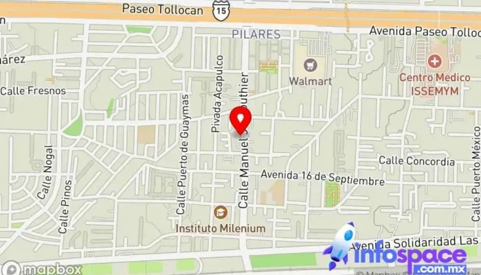 mapa de terminal toluca Aparcamiento en San Jerónimo Chicahualco