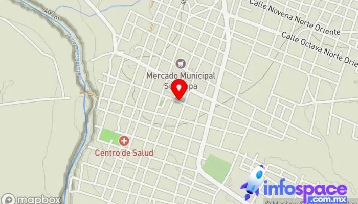 mapa de Terminal Tuxtla Suchiapa Servicio de transporte en Suchiapa