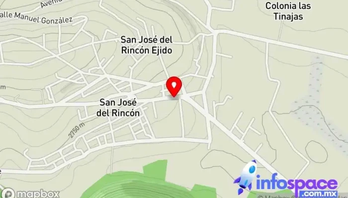 mapa de TERMINAL ZINA-BUS/EXCELENCIA Parada para camiones en San José del Rincón Centro