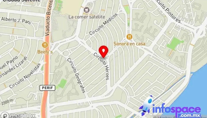 mapa de TERRA CONSULTORES Consultora de administración empresarial en Naucalpan de Juárez