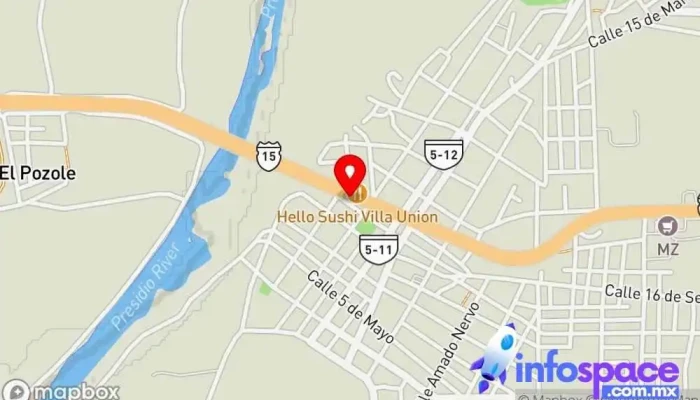 mapa de tesoreria Oficinas de empresa en Villa Unión