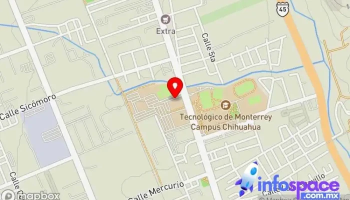 mapa de TGC - Tecnología de Gestión y Comunicación S.A. de C.V. Empresa de software en Chihuahua