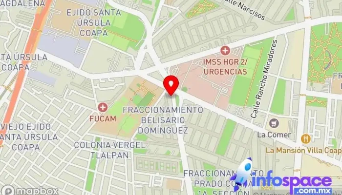 mapa de TI Developer Empresa de software en Tlalpan, Ciudad de México
