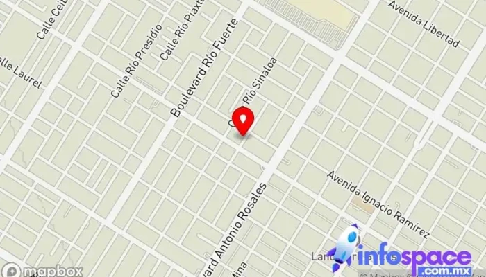 mapa de Tiim Tecnologia Empresa de software en Los Mochis