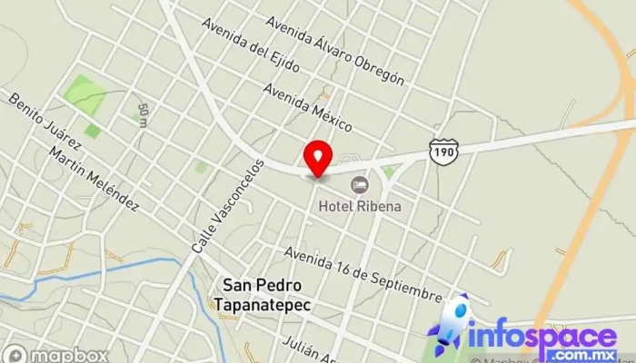 mapa de TLA Titanium [Terminal Tapanatepec] Servicio de transporte en San Pedro Tapanatepec