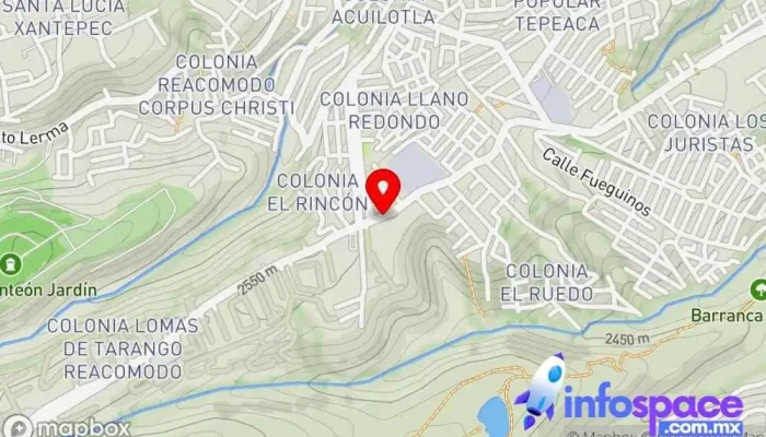 mapa de Tlacuitlapa ,Puerta Grande Bus stop en Ciudad de México