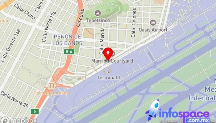 mapa de TMT, Caminante Empresa de autobuses en Venustiano Carranza, Ciudad de México