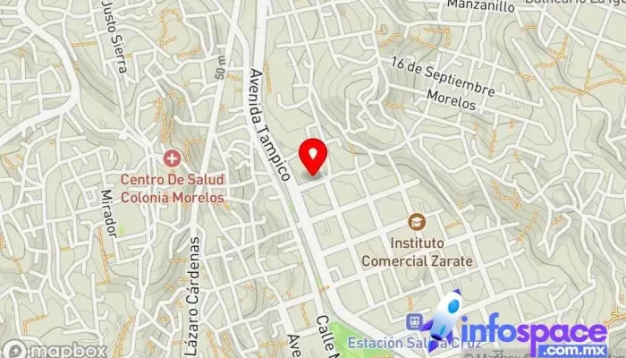 mapa de Tu amiga la coach Nutricionista en Salina Cruz