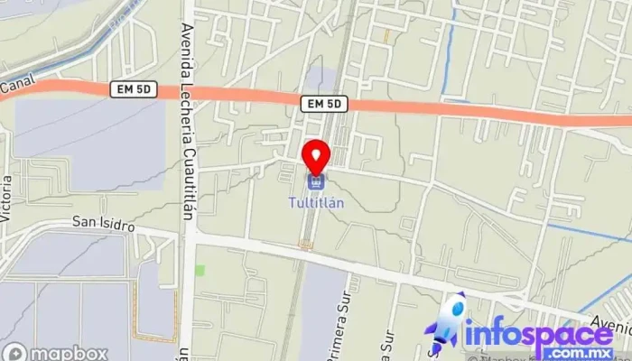 mapa de Tultitlán Estación de tren en Tultitlán de Mariano Escobedo