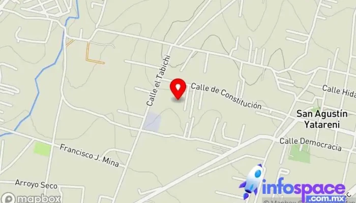 mapa de UBICACION DEL PREDIO Registro de la propiedad en San Agustín Yatareni
