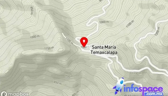 mapa de UMR Santa María Temaxcalapa Clínica gratuita en Santa María Temaxcalapa