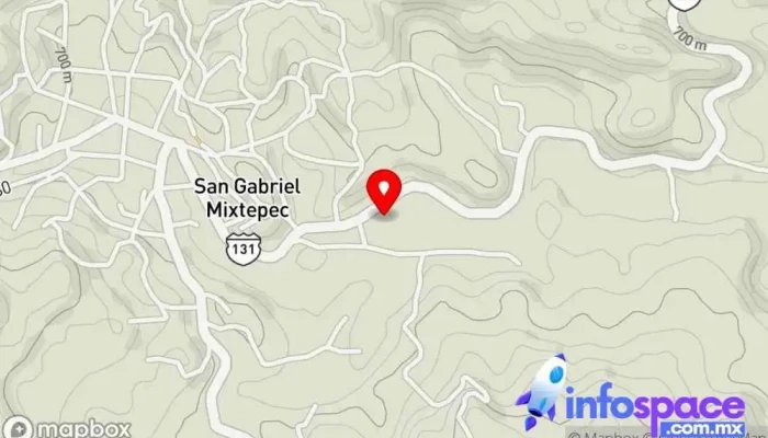 mapa de Unidad Deportiva Pedro Aparicio Parque deportivo en San Gabriel Mixtepec