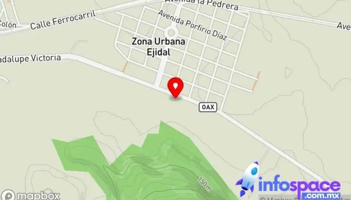 mapa de UPN. Acatlán. Escuela universitaria en Acatlán de Pérez Figueroa