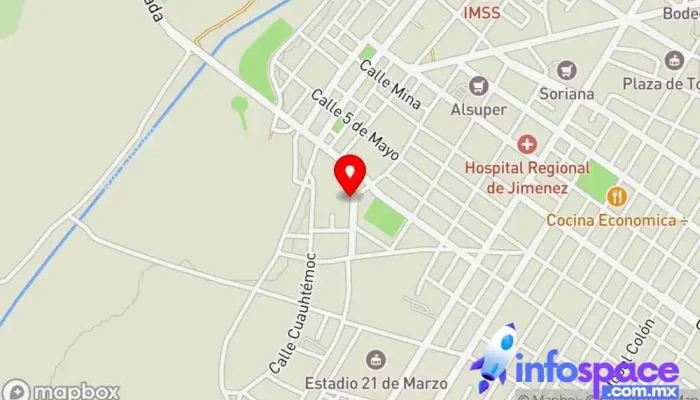 mapa de uVicate Jiménez Empresa de software en José Mariano Jiménez