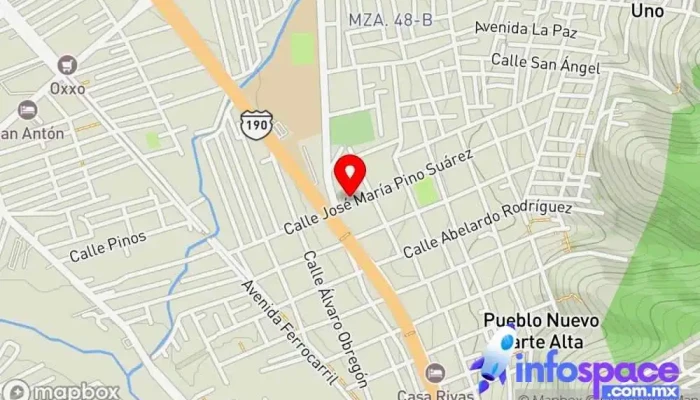 mapa de Vic's Sistemas Servicio de reparación de ordenadores en Oaxaca de Juárez