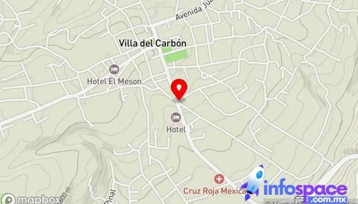 mapa de Villa del Carbón Bus stop en Villa del Carbón