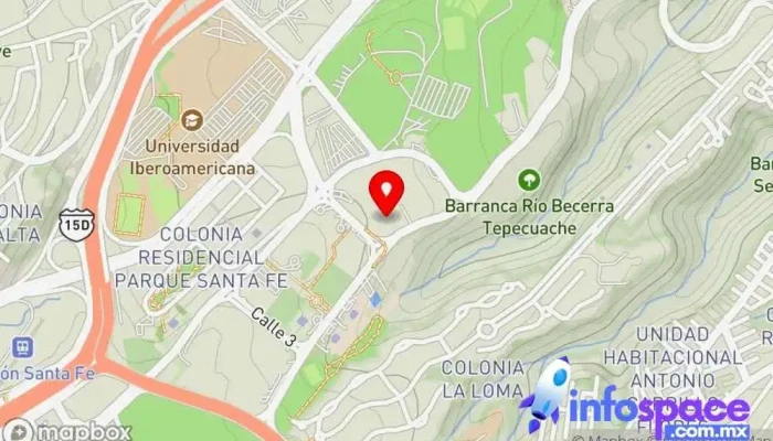 mapa de Vinco Orbis Empresa de software, Oficinas de empresa en Álvaro Obregón, Ciudad de México