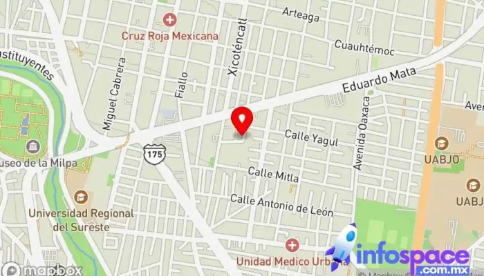 mapa de Visorus Empresa de software en Oaxaca de Juárez