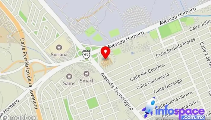 mapa de ViveBus  en Chihuahua