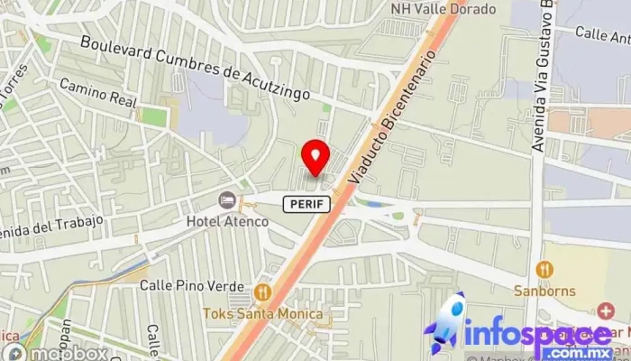 mapa de VOS DATOS ENTERPRISE SUITE, S.A. de C.V. Empresa de software, Tienda de software en Tlalnepantla