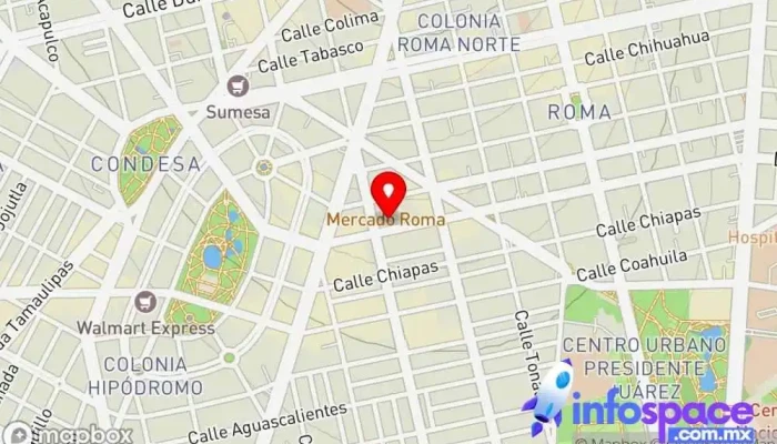 mapa de Wise Interactions SA de CV Empresa de medios de comunicación, Servicios de empresa a empresa, Centro de llamadas, Consultora de marketing en Cuauhtémoc, Ciudad de México