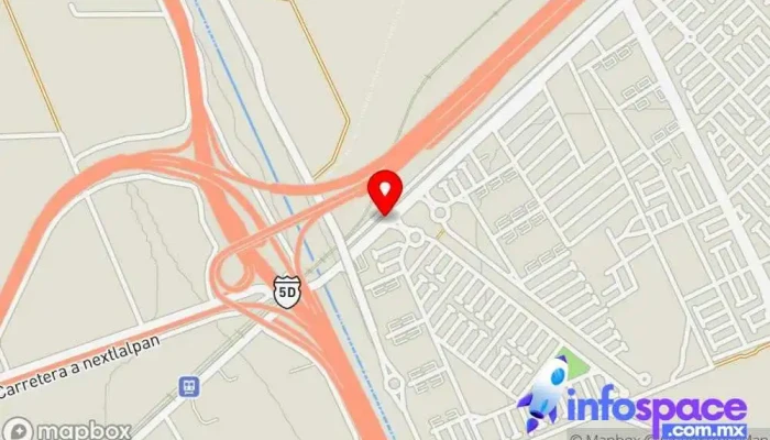mapa de Xahuento Tultepec Bus stop en Estado de México