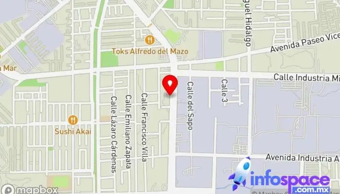 mapa de Xapps Mobile Consultoría Empresarial y Desarrollo de Software S.A. de C.V. Consultora informática en Toluca de Lerdo