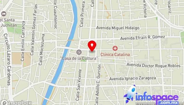 mapa de XquendaDu Consultora informática, Servicio de reparación de ordenadores, Tienda de informática, Copistería, Diseñador de sitios web en Juchitán de Zaragoza